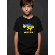 Футболка для хлопчика в чорному кольорі «Батьківщина»