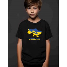 Футболка для хлопчика в чорному кольорі «Батьківщина»