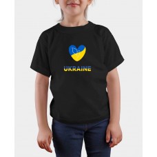 Футболка для дівчинки в чорному кольорі «Батьківщина»